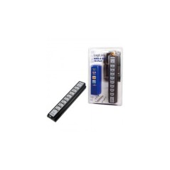 LogiLink USB 2.0 Hub - 10 Port USB Hub for Ultimate Connectivity | High-Speed and Reliable Performance | Model 4052792004779